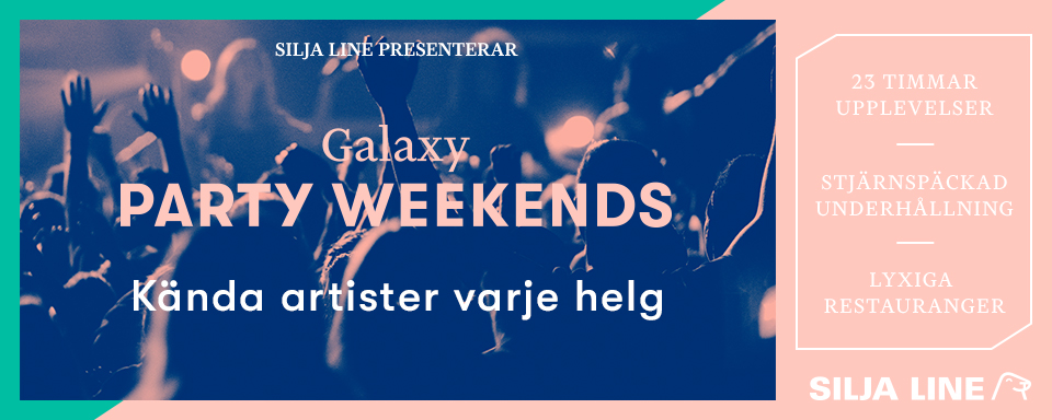 Party Weekends på Galaxy hösten 2018